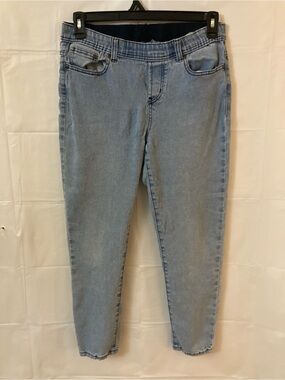 Diane Gilman Light Wash Ankle Slim Stretch Jeans